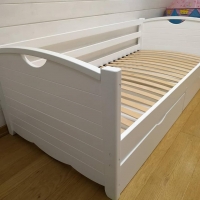 Кровать двухъярусная деревянная Bella с подъемным механизмом