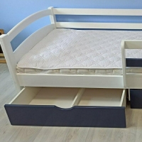  Детская кровать угловая Luci с ящиками