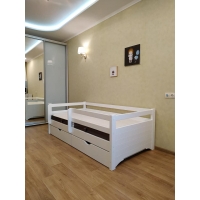 Кровать двухъярусная деревянная Lui с подъемным механизмом