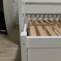  Детская кровать угловая Mia с ящиками