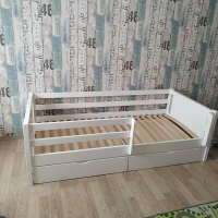 Детская кровать односпальная Monty с ящиками