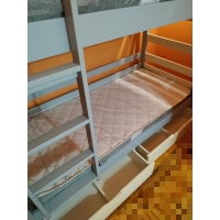 Кровать двухъярусная деревянная Tomas с подъемным механизмом