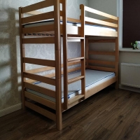 Кровать двухъярусная деревянная Tomas