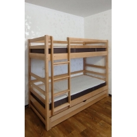 Кровать двухъярусная деревянная Torry с подъемным механизмом