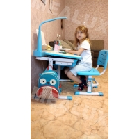 Детский комплект парта и стульчик Evo-kids Evo-18 (с лампой)