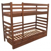 Детская кровать двухъярусная деревянная Димас
