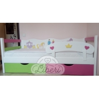 Кровать детская декорированная "Принцесса"