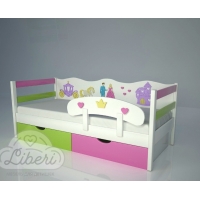 Кровать детская декорированная "Принцесса"