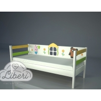 Кровать детская декорированная "Винни и друзья"