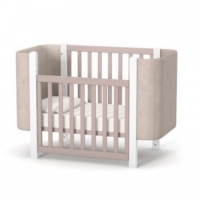 Кроватка для новорожденных Монако велюр Верес