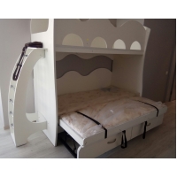 Детская кровать с увеличением спального места Л 4-7 Прованс