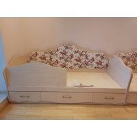 Детская кровать с накладками 200 см Л 4-1 Прованс